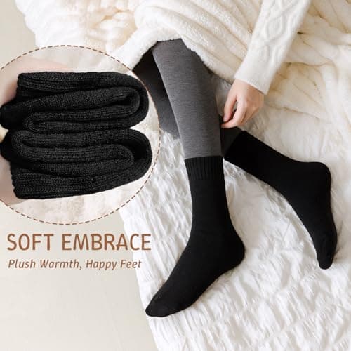 Hocerlu Thick Women's Thermal Socks - 5 Pairs Ladies Warm Winter Socks — view 4