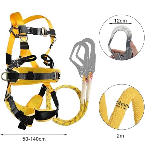 Safety Fall Arrest Kits with Lanyards & Hooks, Universal Rated up to 100kg — view 2