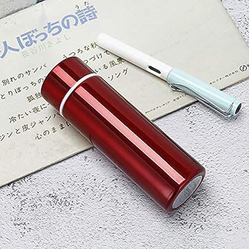 150ml Mini Cute Coffee Vacuum Small flasks Small Capacity Portable Stainless Steel Travel Drink Water Bottle Insulated Cup (red) — view 3