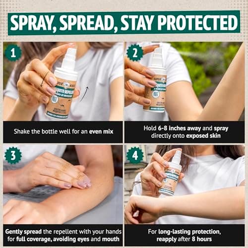 Super Ninja Mosquito, Tick & Insect Repellent Spray 100ml, Safe for Kids — view 5