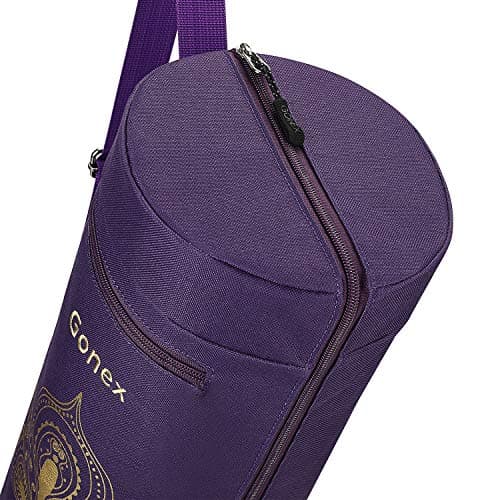 Gonex Yoga Mat Bag, Full-Zip Mat Carrier, Purple — view 6