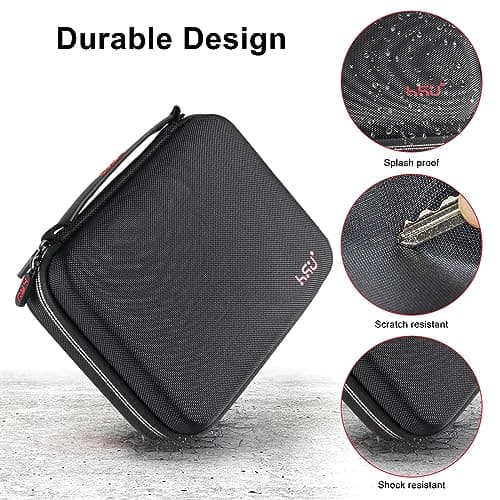 HSU Middle Protective Carrying Case for GoPro Hero 13, 12, 11, 10, 9, 8, 7, 6, 5, 4 Black and Accessories, Compact and Safe Action Camera Travel Storage Solution for Adventurers — view 6