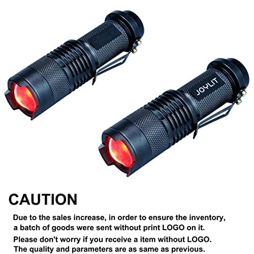 JOYLIT Red Light Mini Focus Tactical Flashlight 620nm LED Torch Lantern — view 6