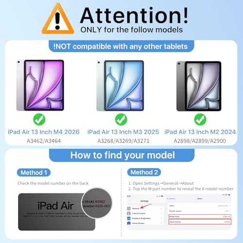 MoKo for iPad Air 13-Inch Case (M4/M3/M2) 2026/2025/2024 with Pencil Holder — view 2