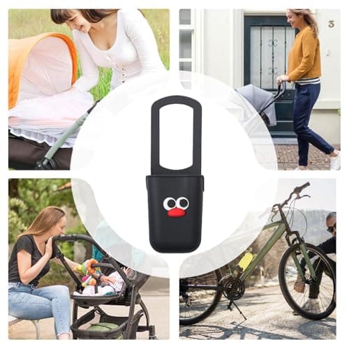Stroller Cup Holder Spill-Proof Non-Slip Portable Beverage Phone Key — view 6