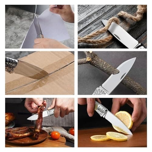 Multitool, 5-in-1 Multi-Function Tool Portable Folding Tool(with Leather Cover), Cool Carabiner Keychain Pocket Keychain,EDC Gadgets Outdoor Camping, DIY, Gift for Men — view 6