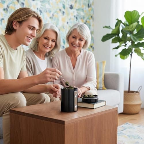 Smell Proof Container Magnetic Pot with Vacuum Sealing — view 4