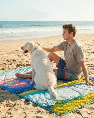 Gonex Camping Blanket, Packable Wearable Puffy Outdoor Blanket Quilt — view 6