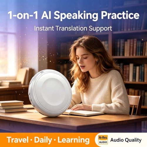 Smart Translator Device,Wearable Language Translator Device,Ai Spanish & English Practice Companion,Supports 133 Languages,Real Time Voice Foreign Language Translators,Travel Essentials (1pc) — view 6