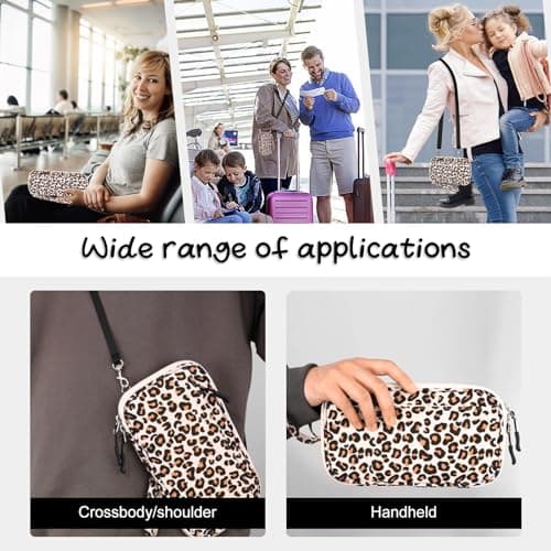 EPROICKS Family Passport Holder, Travel Document Organiser Family 4 Passports, Travel Document Holder with RFID Blocker for Credit Cards, ID, Flight Tickets — view 5
