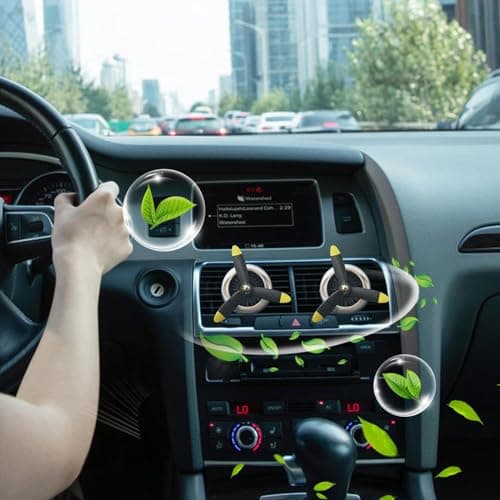 Car Air Vent Diffuser Clip Rotating Propeller Perfume Diffuser Air Vent — view 2