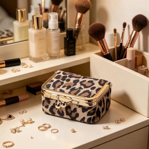 Travel Jewelry Box Leather Fashion Women Pouch — view 5