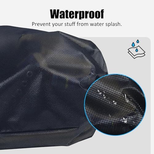 Gloppie Shoe Bag for Travel Portable Football Boot Storage Drawstring Black — view 6