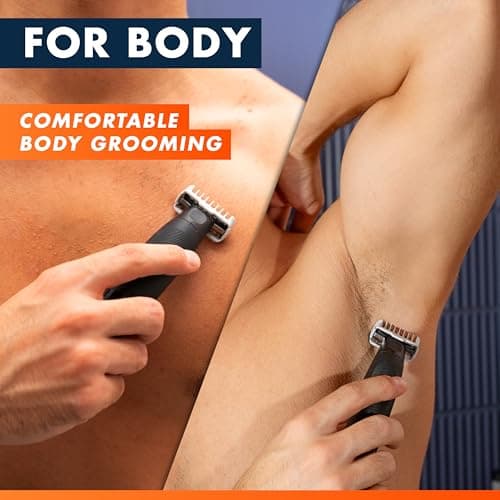 Gillette Fusion One Face and Body Electric Beard Trimmer Men with One Blade — view 4
