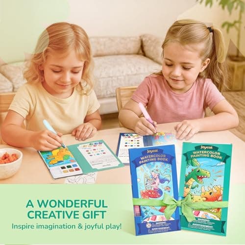 JoyCat 2 Pack Pocket Paint with Water Coloring Books for Kids — view 6