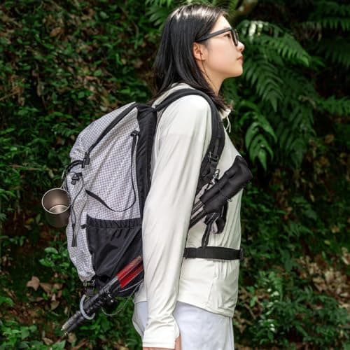 Backpack Hiking Stick Holder Hands Free Trekking Pole Strap — view 2