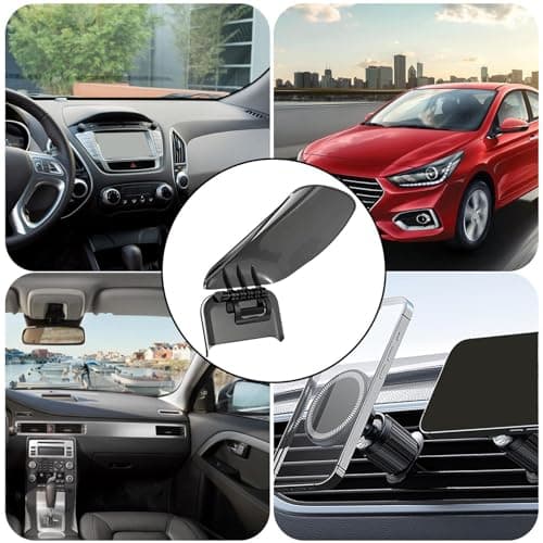 Dashboard Cell Phone Sun Shade - Foldable Anti-Glare Clear, Cell Phone Sun Protection Umbrella | for Sedan Caravan RV Road Trips Summer Family Outings Commuting Travel — view 4