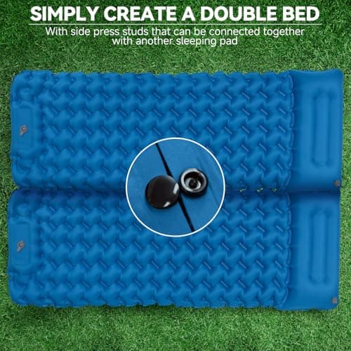 Sleeping Pad Ultralight Inflatable Camping Mat Self Inflating 200x68cm — view 6