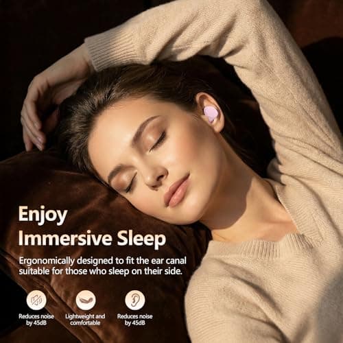 Ear Plugs for Sleep, 36dB Noise Canceling, Silicone Ear Plugs for Sleeping — view 5