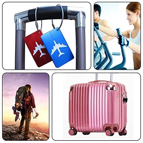 4 Set Combination Luggage Locks with Luggage Tag | Suitcase Padlock — view 3