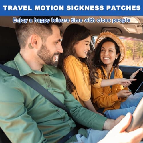 BUTBU Motion Sickness Patches, 72 Counts Travel Sickness-Patches, Nausea Relief & Anti Sickness, Motion Sea Sickness Patch for Car, Cruise Essentials and Airplane Trips, Fast Effective Lasts 72 Hours — view 6