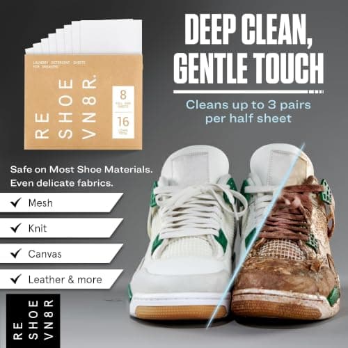 RESHOEVN8R Laundry Sheets - Eco-Friendly Shoe Wash Detergent — view 2