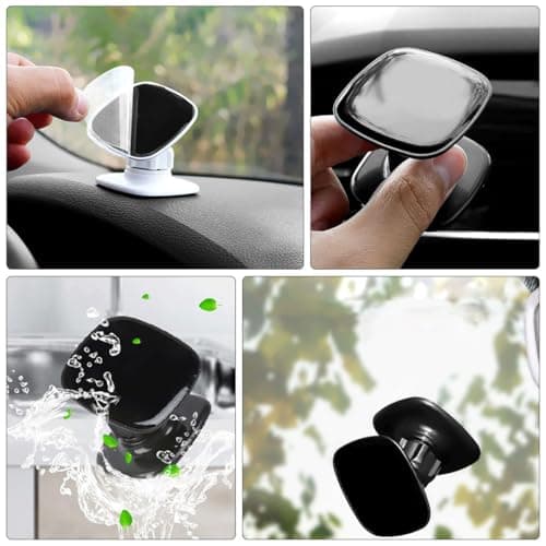 STOBAZA Phone Holding Stands Auto Multifunctional Phone Brackets for Car Dashboard and Windscreen Mounts Adjustable Cradle with Strong Suction for Smartphones Creative Design Black — view 6