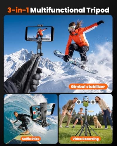 DMYWB 71" Phone Tripod Vlogging Kit for iPhone/Android — view 6