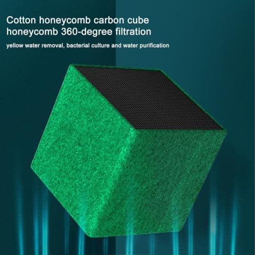 Water Cube Fish Tank Purifier, Activated Carbon Aquarium Filter Cube — view 4