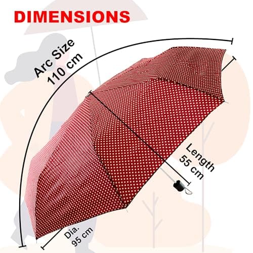 2Pcs Foldable Umbrella, Compact Black & Multicolor, Windproof Strong, Waterproof Stick Travel Umbrella for Women & Men, Ideal for Home & Rain Use — view 2