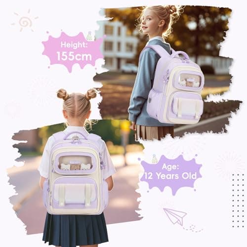 Tanou Girls Backpack Ergonomic School Bag Girl Children's Backpacks Cute — view 6