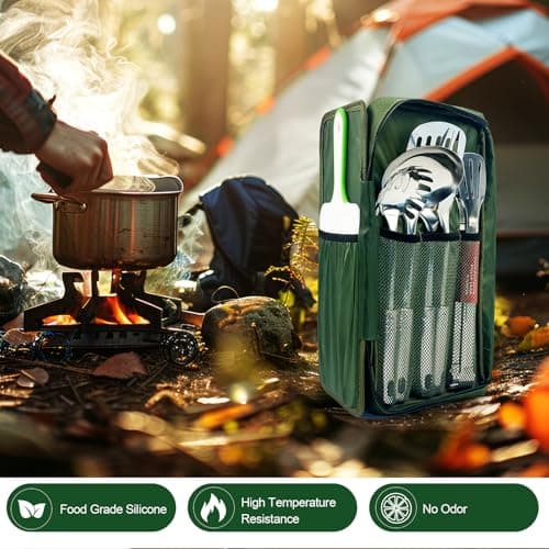 E EASTSTORM Camping Accessories Kitchen Utensil Set — view 6