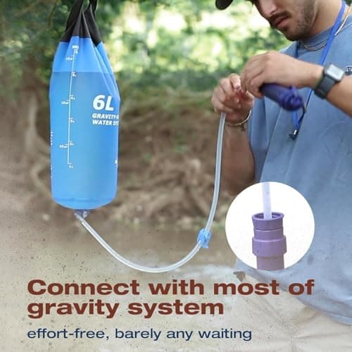 Membrane Solutions Detachable Water Filter Straw S2, 4 Pack — view 4