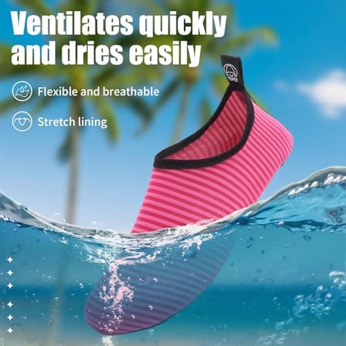 Beach Shoes Women Water Shoes Men Quick Dry Barefoot Footwear for Swimming — view 5