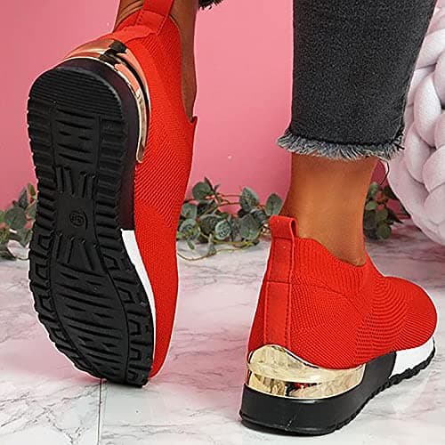Womens Sneakers Non Slip Work Orthopedic Shoes Women Lightweight Fashion Breathable Tennis Trainers Athletic Shopping Travel Walking Shoes Arch Support Comfort Wide Fit Closed Toe Mesh — view 3