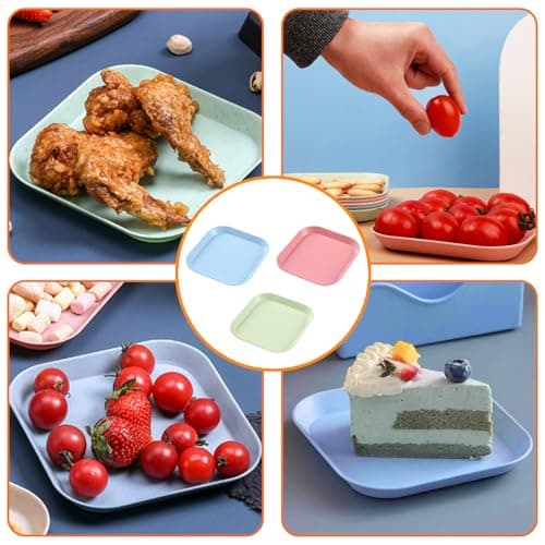 3 Colorful Kitten Bowls – Cute Non-Slip Cat Feeding Dishes for Food & Water, BPA-Free Pet Bowls for Kittens & Small Cats, Durable Plastic Cat Food Bowls Set — view 5