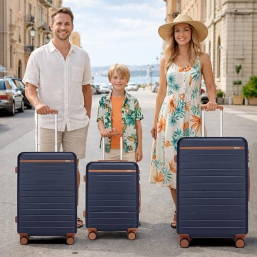 Kono 28 Inch Large Suitcase, Lightweight ABS+PC Luggage with 4 Wheels — view 2
