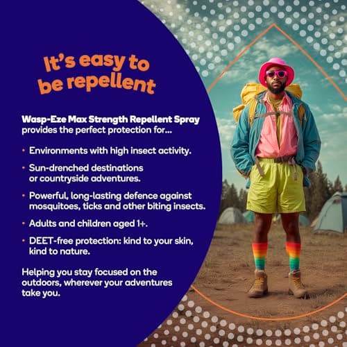 Wasp-Eze DEET Free Insect Repellent Max Strength Spray, 100ml — view 6