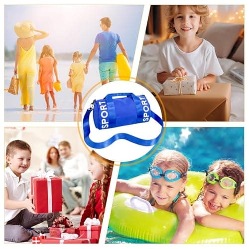 Kids Swimming Bag - Kid's Travel Duffel, Toddler Beach Weekender Bag | Travel Shoulder Swim Duffel, Large Capacity Overnight Tote for Sports Trips Camping School Vacations Outdoor Activities — view 6