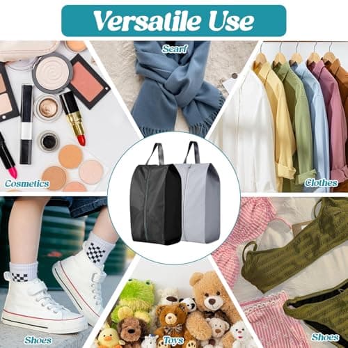 4 PCS Shoe Bags for Travel, 42x24x18cm Portable Shoes Storage Pouch — view 6