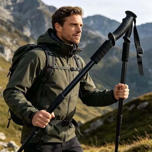 Walking poles,Trekking poles,Hiking poles,Walking sticks for hiking — view 2