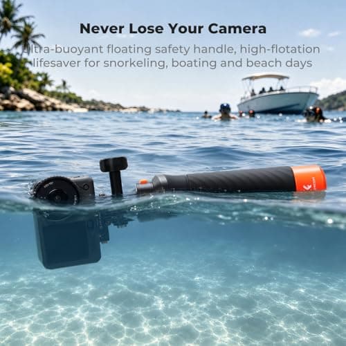 K&F CONCEPT Waterproof Floating Handle Grip, Selfie Stick for Water Sports — view 3