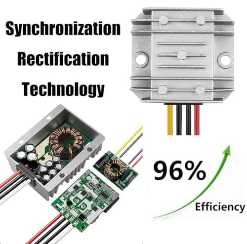 Voltage Regulator DC 8V ~ 40V to 12V 3A 36W Converter- DC 36V 24V 18V to 12V Step Down Converter Regulator Waterproof Module Transformer — view 2