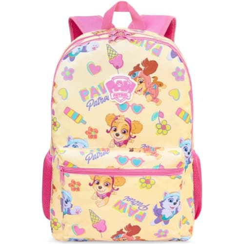 Get Trend Paw Patrol Girls Large Backpack 46cm, Padded Straps School Bag