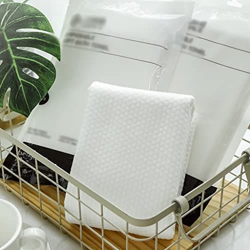 Bath towel Pearl Pattern Disposable Hand Towel, Large Individually Wrapped Towels, Men Travel Essential Items, Affordable Shower Towel Set (Color : White, Size : Set3) — view 5