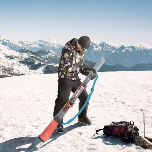Snowboard Carrying Strap for Ski Board, Portable Nylon Blue — view 5