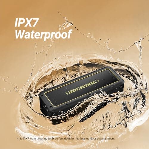 BOGASING G4 Portable Bluetooth Speaker with 50W Full-Bodied Sound — view 3