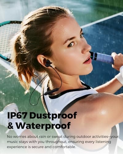 SoundPEATS Q40 HD Neckband Bluetooth Headphones with LDAC, 20 Hours & IP67 — view 3