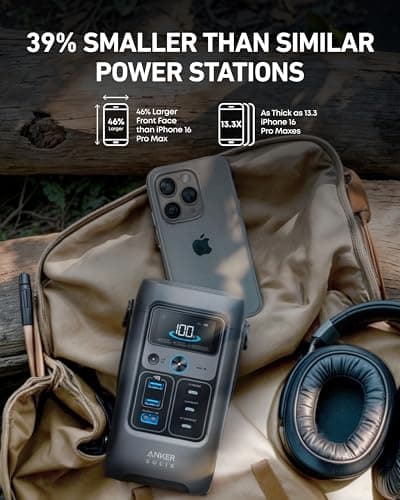 Anker SOLIX C200 DC, 192Wh 200W DC Power Bank, Portable Power Station — view 4