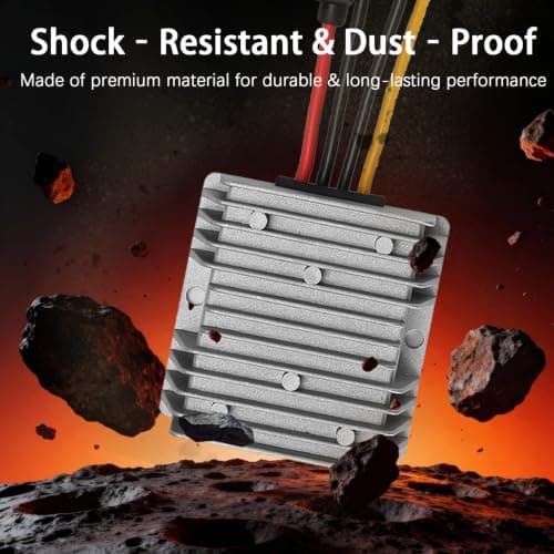 Step Down 12V Power Converter 20A | DC-DC 24V 36V 48V to 12V Voltage Converter Buck Regulator — view 3